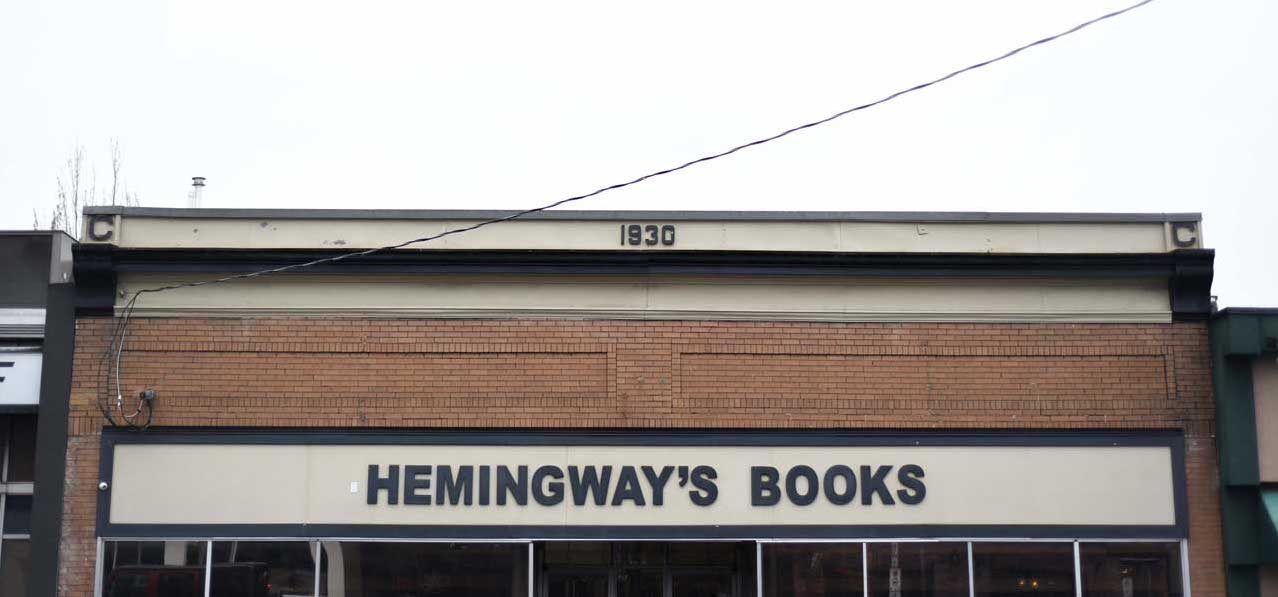 Abbotsford-BC-Travel-Guide-Hemingway's-Books-Sandy-Joe-Karpetz-