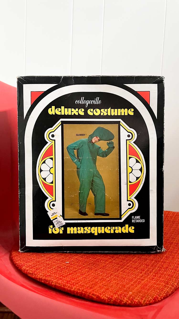 1970s-Collegeville-Gumby-Halloween-Costume-by-Sandy-Joe-Karpetz-1 1970s Collegeville Gumby Halloween Costume