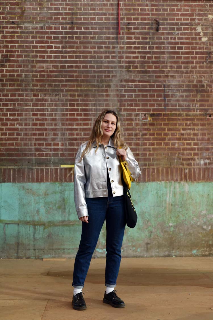 How to Style A Silver Jacket