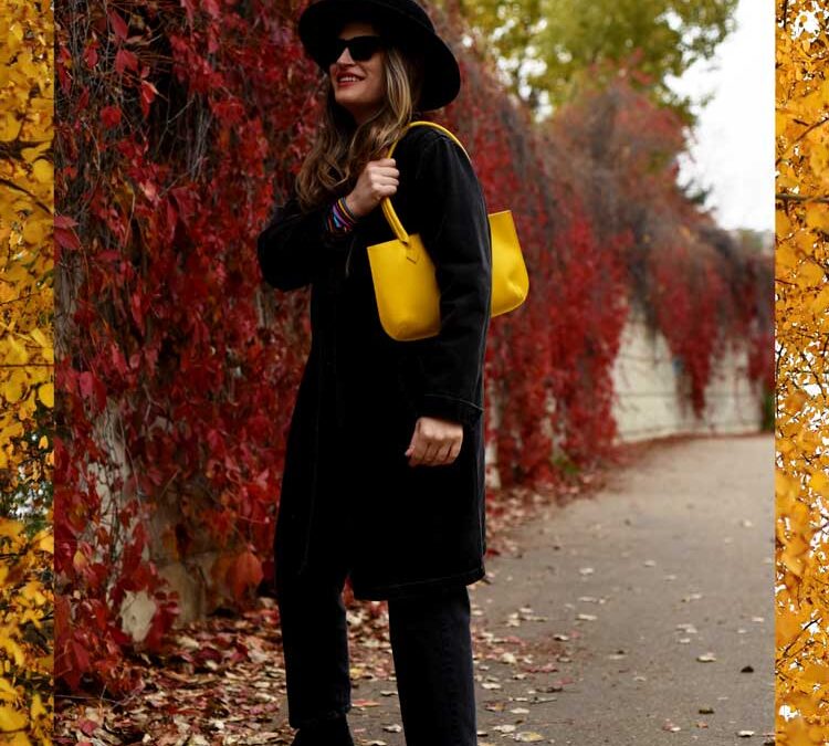 Dark Denim Fall Outfit