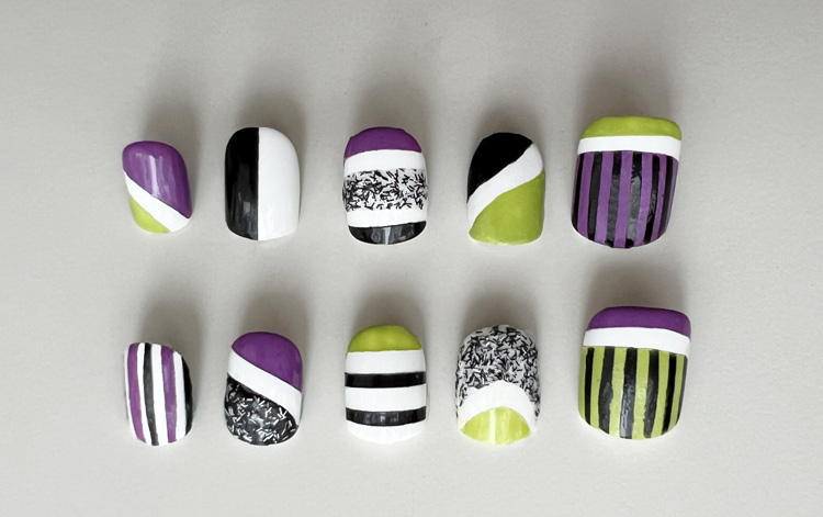 Sally-Hansen-x-Beetlejuice-Nail-Polish-Review-by-Sandy-Joe-Karpetz-7 Beetlejuice DIY Manicure