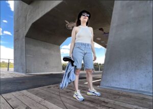 How to Style Jorts by Sandy Joe Karpetz thrifted halloween costume ideas