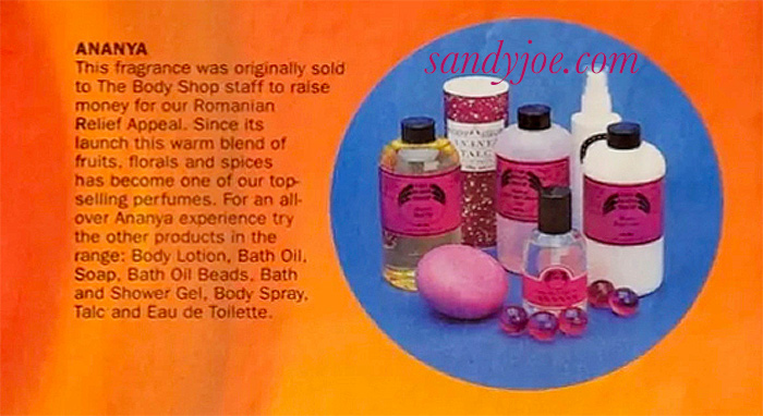 The Body Shop Ananya Perfume Vintage